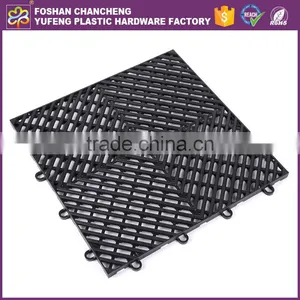Recyclable Material Interlocking Plastic Floor Anti-slip Mat for Toilet thumbnail-1