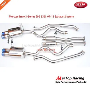 MerTop Race Exhaust Catback Fits For 2008 To 2012 B** M3 Coupe E92 thumbnail-1