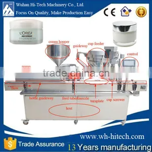 Factory Price Cream Filler Cosmetic Filling Machine With CE, ISO9001 thumbnail-1
