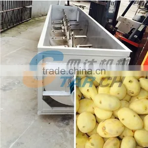 High Efficiency Saving Water Potato Washing Machine for Vegetable Process thumbnail-4