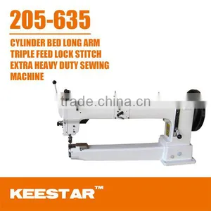 Keestar 205-635 Long Arm, Cylinder Bed, Heavy Duty, Walking Foot Industrial Leather Bag Sewing Machine thumbnail-1