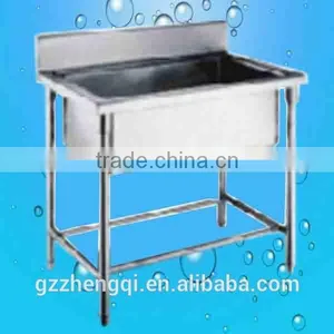 Hot Sale Stainless Steel Sink Work Bench ZQS-1T thumbnail-1