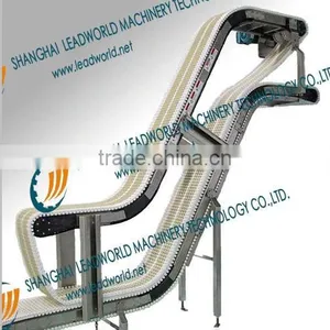 Double Layer Plastic Module Roller Conveyor for Food and Beverage Inspection Line thumbnail-1