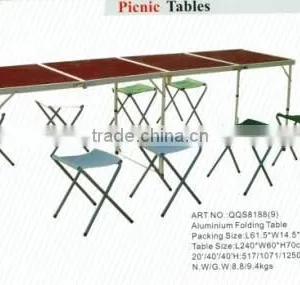 Outdoor Folding Picnic Table thumbnail-1