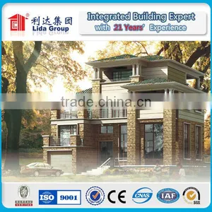 2016 Real Estate Customized Prefab Modular Houses Light Gauge Steel Building Villa thumbnail-5