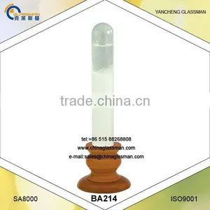 Weather Forecast Glass With Wooden Base BA214 thumbnail-1