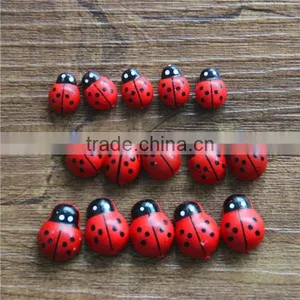 DIY Decoration Cute Micro Landscape Accessories Wood Ladybug Ornaments Crafts thumbnail-1
