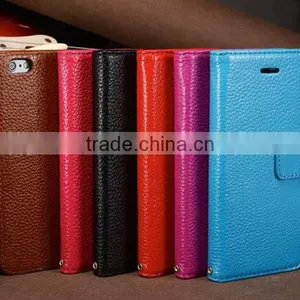 Factory in Stock PU Leather Mobile Phone Flip Case for IPhone 6 thumbnail-6
