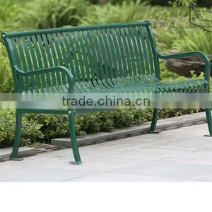 Outdoor Park Wrought Iron Benches thumbnail-6