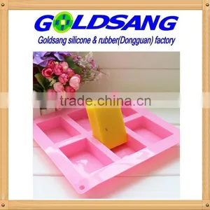 6 Rectangle Silicone Handmake Soap Mold &cake Mold DIY Mould thumbnail-1