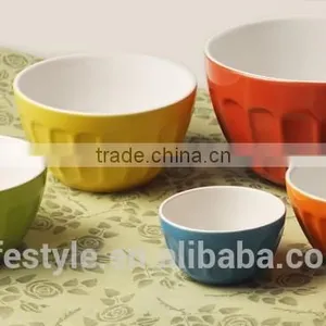 6pcs Mixing Bowl Sets, Embossed Salad Bowl,Fruit Bowl thumbnail-6