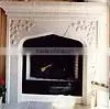 Travertine Carved Fireplace thumbnail-1