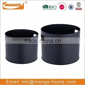 Black Metal Coal Bucket thumbnail-2