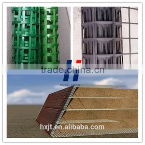 For Retaining Walls / Slop Protect Steel Plastic Welding Geogrid/ Biaxial Steel-plastic Composite Geogrids Price thumbnail-1