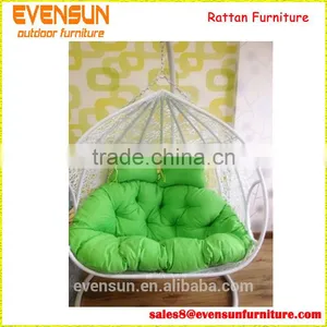 Graceful Outdoor Rattan Hanging Swing Egg Chair Design Hammock With Cushion thumbnail-1