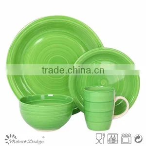 Cheap Handpainting 16pcs Ceramic Dinnerware Set thumbnail-4