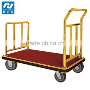 Hotel Lobby Furniture Stainless Steel Bellman Cart /concierge thumbnail-2