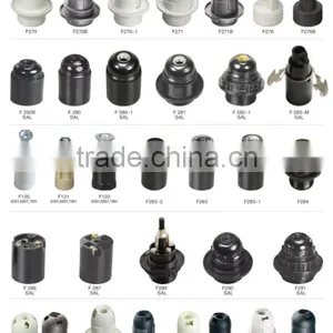 E27 Bakelite Wall Socket Lamp Holder,flexible Gooseneck Silicone Lamp Holder thumbnail-6