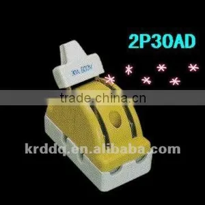 Electrical Double Throw Double Pole Porcelain/ceramic Knife Switch 2P30AD thumbnail-1
