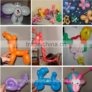Children Playing Animal Twist Long Magic Natural Latex Balloon thumbnail-1