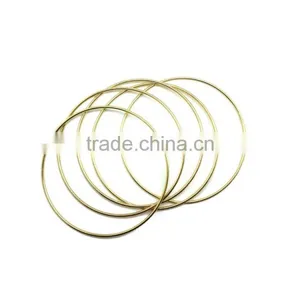 Butt Welded Steel Wire Rings ID 2.5 Inch, High Quality Bright Color Metal O Ring for Handbag Round Ring thumbnail-3