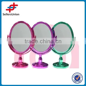 Cheap Cosmetic Mirror on Stand, Plastic Frame Cosmectic Mirror thumbnail-1