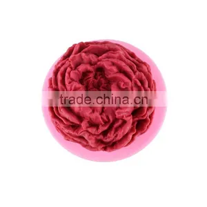 Food Grade Silicone Fondant Cake Mold Baking Tools 3D Silicone Soap Mold Lace Chrysanthemum 1688 Agent thumbnail-1