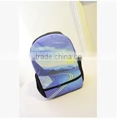 2015 Latest Fashion Canvas Backpack thumbnail-3