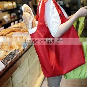 Fashion Foldable Supermarket Promotional Nylon Shopping Bag thumbnail-1