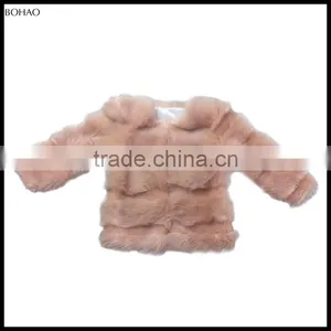 Noble And Beautiful Fashion Favorite Faux Fox Fur Women Winter Dinner Jacket Coat Overcoat thumbnail-2