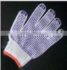 10 Gauge PVC Dots Glove/Hot Sale PVC Dotted Gloves/Cotton thumbnail-1