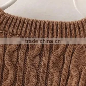 Army Green Round Neck Boys Combat Pullover Sweater thumbnail-5