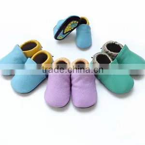 2016 New Baby Shoes Cow Leather Baby Moccasin Shoes Kids Shoes Colorful Shoes thumbnail-2