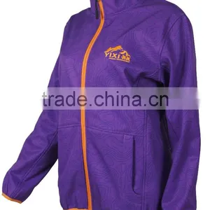 Outdoor Waterproof Ladies Softshell Jacket thumbnail-3