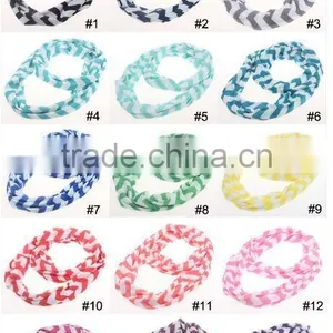 Wholesale Chevron Jersey Infinity Scarf thumbnail-3