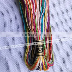 China Multi Colors 100% Cotton Royal Thread 1.3m 26s DMC Color Manual Hand Rop Floss Bracelets Thread thumbnail-5