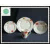 16pcs Red Flower Decal Porcelain Dinnerware Set With Mug thumbnail-1