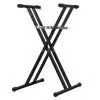AP-3209 Double Deluxe X Keyboard Stand. thumbnail-1