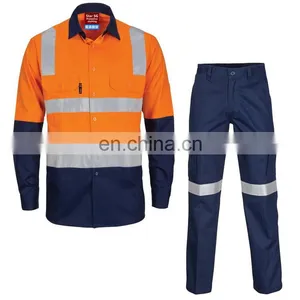 Washable Man Fire Retardant Clothing With Matching Shirt and Pants With Safety Suit thumbnail-4