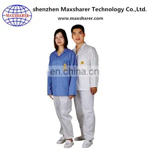 China Manufacturer 1/2 Standard Esd Smock Cleanroom Antistatic Use Coat on Sale thumbnail-1