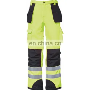 High Visibility Reflective Safety Pants With Multi Pocket Cargo Pants for Men/JY-0 thumbnail-2