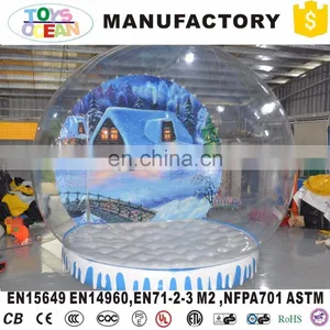 Christmas Decoration Giant Inflatable Snow Globe Xmas Snow Ball thumbnail-1