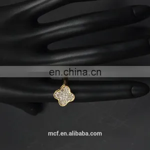 MCR-0063 Wholesale Latest Magic Silver Star Diamond Cluster Ring thumbnail-2