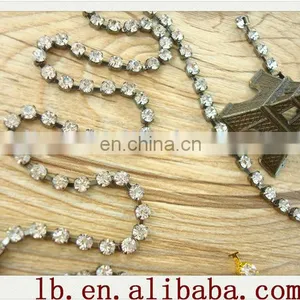 Crystal Diamond Rcup Chain Necklace , Strass Chain, MC Chaton Cup Chain for Cryrtal Trimming thumbnail-1