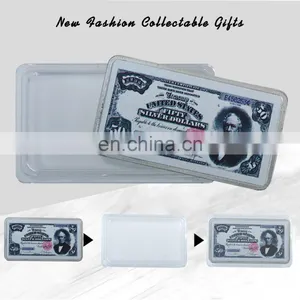 WR US Dollar 1 oz 999 Silver Bullion Challenge Bar Art Home Decor USD 50 for Father's Day Gifts thumbnail-4