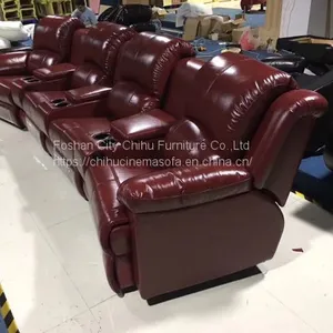 Home Theater Recliner Sofa,auto Reclining Theater Sofa thumbnail-4
