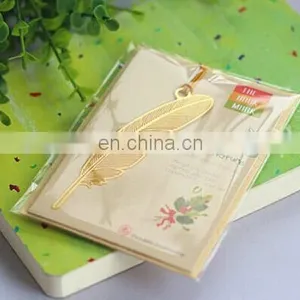 Golden Yellow Leaf Bookmarker, Business Gift Bookmarker thumbnail-3