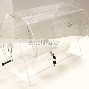 Wholesale Acrylic Raffle Ticket Drum Raffle Box thumbnail-2