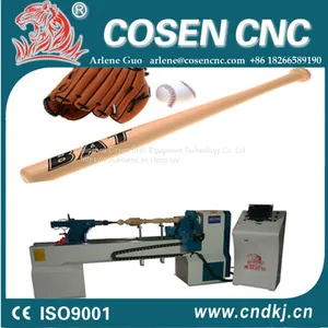 CNC Wood Turning Lathe Machine for Wood Baseball Bat thumbnail-2