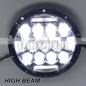 New Cheap Price Auto 75w 12v C Ree Lo/Hi Beam Round Headlight Housing Assembly h4 7" Led Driving Lights for Cars Motorcycles thumbnail-2